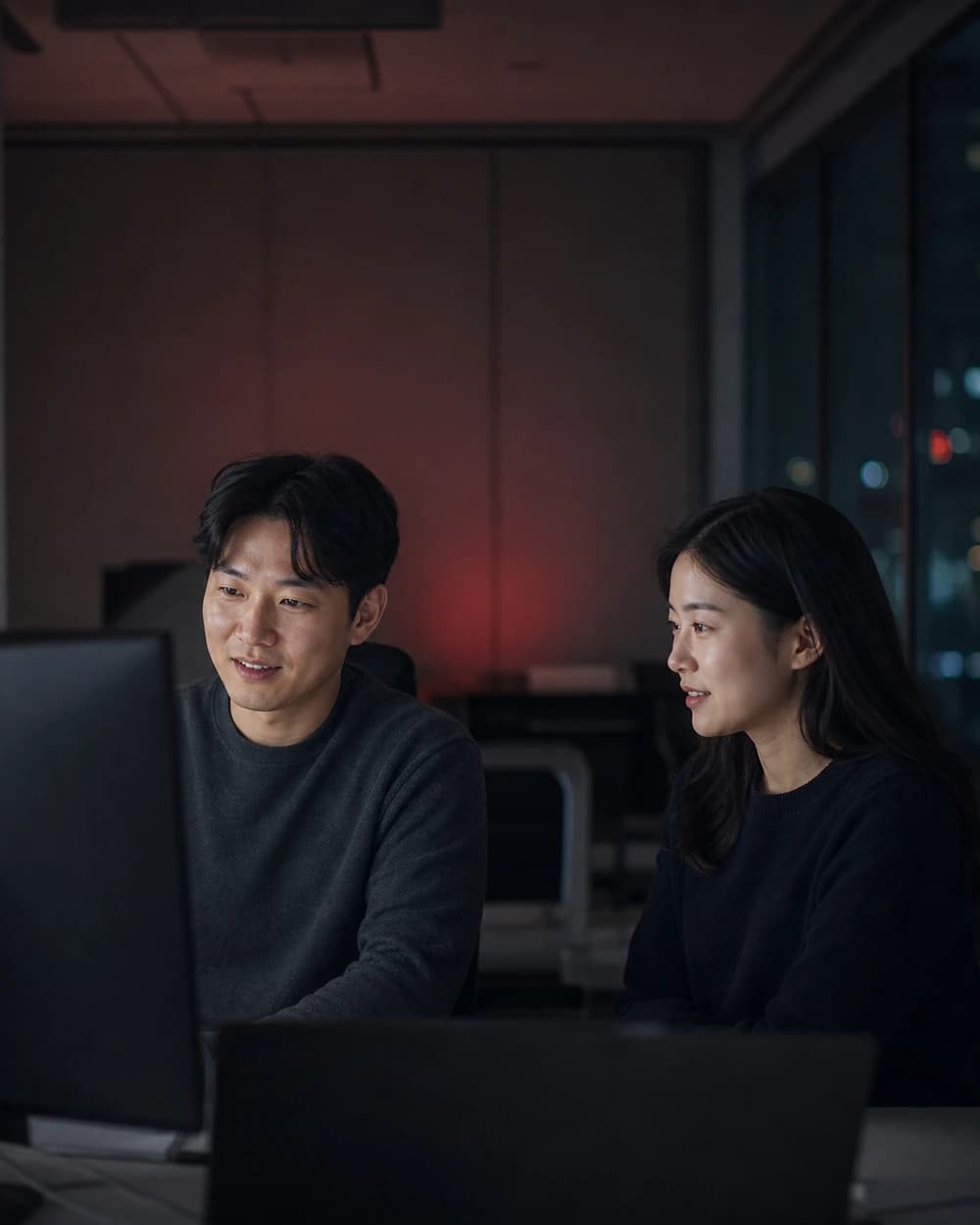 한 팀으로 협업하는 원디비전 개발자들